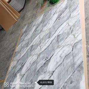 Painel Alternativo de Decoração ODM com Aparência de Mármore UV, Placa de PVC, Composto de Pedra Plástica e Outros Papéis de Parede - Product Image 3