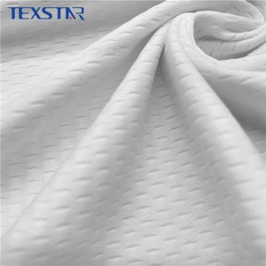 <span class=keywords><strong>Tissu</strong></span> en maille jacquard respirant et anti-humidité 100% polyester à motif œil-de-perdrix pour vêtements de sport - Product Image 4