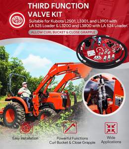 Brand New TFK3 <strong>Suspension</strong> Parts Kit for Kubota L4600 L4701 Series Tractors Third Function Valve for Unused New <strong>Machines</strong> - Product Image 2