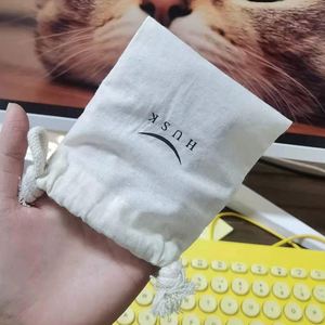 Low MOQ Recyclable 100%Cotton Packaging Dust <b>Pouch</b> Customized Canvas <b>Drawstring</b> <b>Pouch</b> Bag - Product Image 1