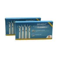 Boîte en carton personnalisée en gros pour accessoires de brosse à dents électrique, emballage en carton couleur pleine, OEM