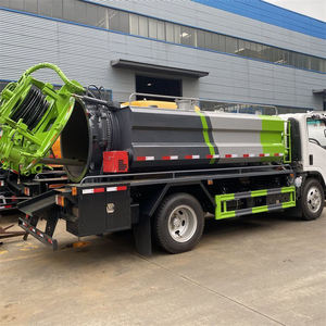 Camión Chasis ISUZU Nuevo de 10 CBM con Aspiradora Combinada Diésel, Camión de Limpieza de Alcantarillado de 10000L para Mantenimiento de Tuberías de Alcantarillado - Product Image 3