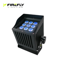 Projecteur LED extérieur étanche IP65 alimenté par batterie 9x18W RGBWA+UV sans fil DMX Uplight
