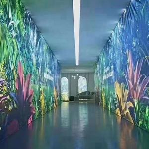 Azulejos decorativos de membrana de <span class=keywords><strong>techo</strong></span> falso ZHIHAI, impresión Digital 3D, tela retroiluminada impresa UV, diseño de Panel de película de <span class=keywords><strong>techo</strong></span> elástico de PVC - Product Image 5