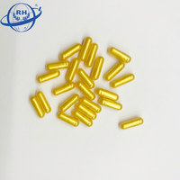 Ventes directes d'usine 0 #   Capsules vides en gélatine de couleur blanc doré, halal, 100 000 pièces