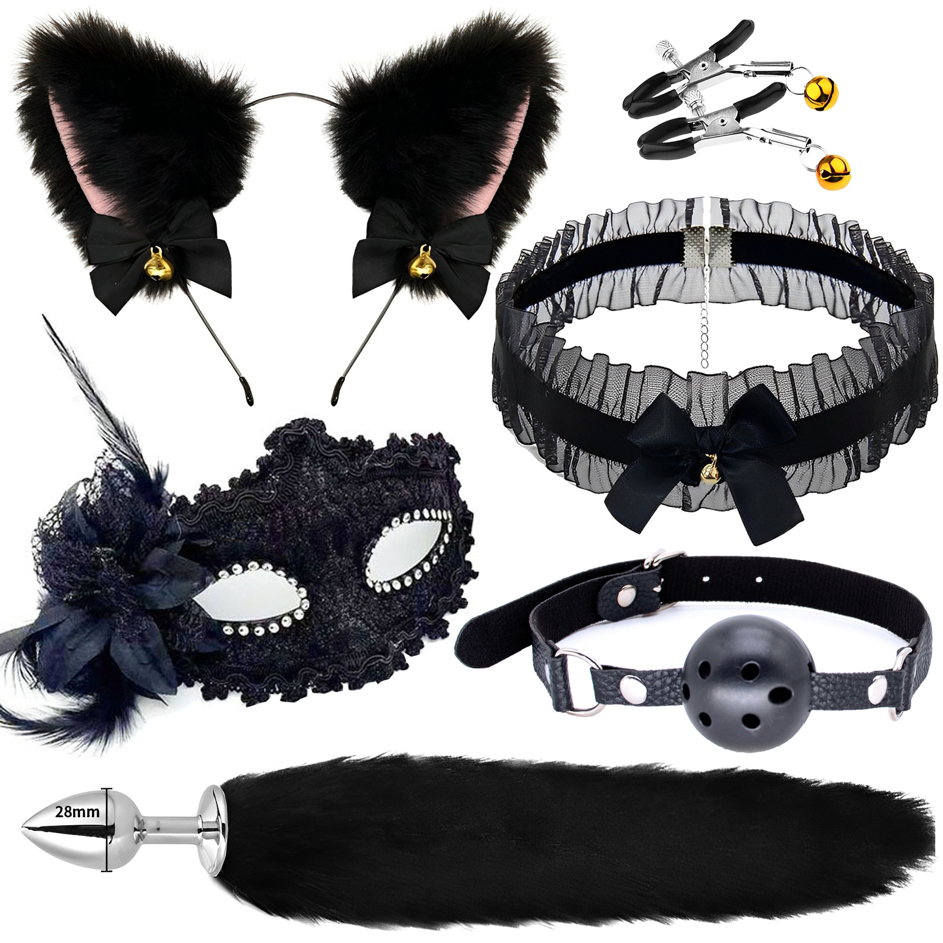 black cat sex doll Black Cat Pussy Masturbaton Cup Sex Toy for Men main image 0