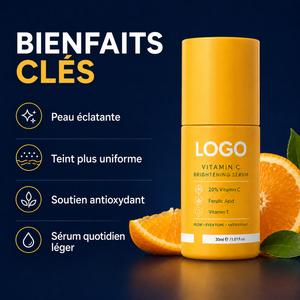 Suero Facial Coreano Antioxidante, Iluminador, Hidratante, Reparador de la Barrera Cutánea, Ligero, con Vitamina C, para Uso Diario, ODM - Product Image 2