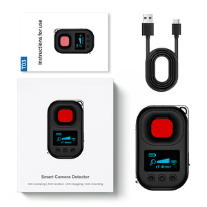 T03 Smart <b>Camera</b> Detector Black <b>Wireless</b> Signal Scanner Anti Spy Cam Eavesdropping Hotel Travel Use - Product Image 1