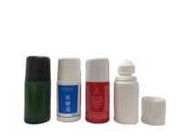 Vente flash : flacon de déodorant de 30 ml avec bille roulante, flacon à bille en PP blanc, flacon à bille de 60 ml