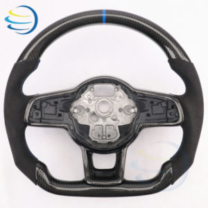 Volkswagen พวงมาลัยคาร์บอนไฟเบอร์สำหรับ VW Golf 4 <span class=keywords><strong>5</strong></span> 6 7 7.<span class=keywords><strong>5</strong></span> 8 <span class=keywords><strong>MK</strong></span> 4 <span class=keywords><strong>5</strong></span> 6 7 7.<span class=keywords><strong>5</strong></span> 8 GTI GTE GTD Variant POLO 6R Scirocco <span class=keywords><strong>Jetta</strong></span> - Product Image 2