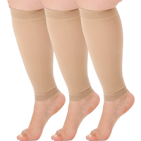 Manchons de compression médicale pour mollets 20-30 mmHg, favorisent la circulation sanguine, chaussettes anti-embolie TED pour la prévention de la TVP