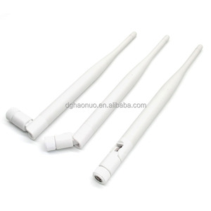 Tần số thấp 315Mhz 433Mhz ăng ten cao su với kết nối <span class=keywords><strong>SMA</strong></span> ngoài trời tăng cường Mạng 470Mhz 5dBi Router không dây ăng ten trắng - Product Image 2