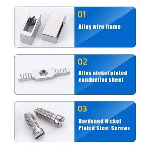 Bloc de jonction UK2.5 sur rail DIN, 10/100 pièces, adaptateur de câble électrique 2,5 mm², connexion à vis UK2.5B, bande de connexion - Product Image 6