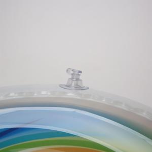 ห่วงยางว่ายน้ำรูปทรงสายรุ้งแบบเป่าลม Qicaibei  แบบหนาพิเศษ สำหรับผู้ใหญ่และเด็ก - Product Image 2