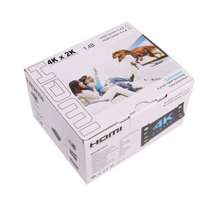 Ready to Ship Black Color 4K Ultra HD <strong>HDMI</strong> <strong>Splitter</strong> 1x2 <strong>HDMI</strong> <strong>Splitter</strong> 1 in 2 Out <strong>for</strong> Xbox DVD HDTV PC Laptop <strong>TV</strong> - Product Image 6