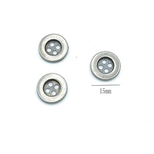 Ky chất lượng hợp kim kẽm <span class=keywords><strong>4</strong></span> lỗ kim loại may nút cho áo sơ mi nút kim loại - Product Image 5