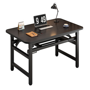 Zdz Folding <b>Dining</b> <b>Table</b> Rectangle Wood Top Metal Legs <b>Foldable</b> 4 Seater Portable Indoor Outdoor Use - Product Image 1
