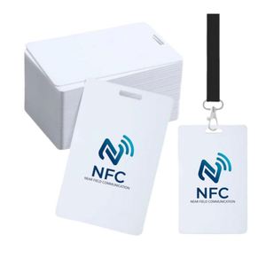 Custom Logo Printed NFC <b>Lanyard</b> NTAG215 Programmable Smart Badge Holder Tap to Share Digital Business Card for Event Pass - Product Image 1