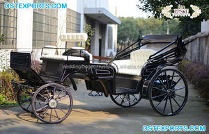 Vis-a-vis-Carro de Phaeton con capucha para la venta, elegante carro de caballos de visión a - Product Image 4