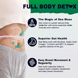 WXW Vegan organik deniz yosun kapsülleri Ashwagandha bağışıklığı artırma ile deniz yosun takviyesi - Product Image 3