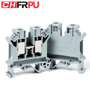 <span class=keywords><strong>UK10N</strong></span> Universal Din Rail <span class=keywords><strong>Terminal</strong></span> <span class=keywords><strong>Block</strong></span> 0.5-10mm2 Kết Hợp Đầu Nối Dây Đầu Cuối Vít Có Thể Được Lắp Ráp Thành Sản Phẩm Hoàn Chỉnh - Product Image 3