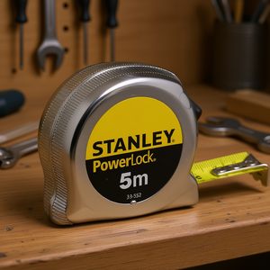 ตลับเมตร Stanley PowerLock 5 เมตร ตัวเรือนโลหะ พร้อมกลไกล็อคเพื่อการวัดที่แม่นยำ - Product Image 3