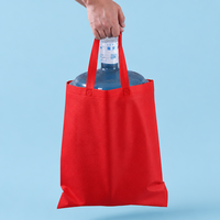 Logo personnalisé non tissé sac réutilisable écologique Shopping épicerie fourre-tout laminé durable promotionnel emballage cadeau poignée grand