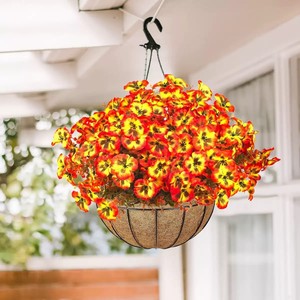 Bouquet de fleurs artificielles en soie 30cm-100cm, orange, pour vase citrouille, décoration de table d'automne pour mariages et photographie - Product Image 3