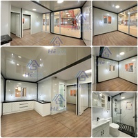 Venta al por mayor de casas contenedor prefabricadas y expandibles de 40 y 20 pies, con 1, 2, 3, 4 o 5 dormitorios, baño plegable, casa modular, tipo Granny Flat