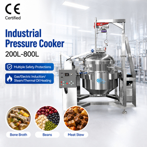 Autocuiseur Industriel <span class=keywords><strong>Prix</strong></span> Usine Personnalisable en Litres, Chauffé au Gaz ou Électrique, pour Soupe d'Os, Cuiseur à Haute Pression - Product Image 5