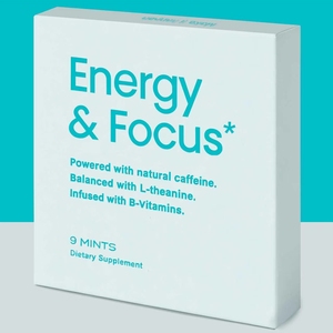 Grosir l-theanine Energy kafein tablet permen karet mendukung fokus energi gula bebas Peppermint gusi tablet - Product Image 2