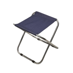 Sgabello in Acciaio Blu Fisherman 36x39x38 cm per Arredamento da Campeggio - Product Image 1