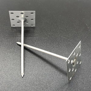 Clous à tige lisse en acier doux, goujons d'isolation à base perforée, goujons de support pour clips de conduits, qualité industrielle - Product Image 3