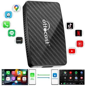 Ottocast Car Multimedia Box Smart Android Box Wireless Carplay Ai Box Android Auto Wireless Adapter With Youtube Netflix