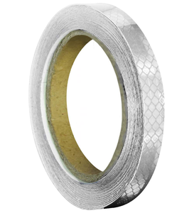 Ruban réfléchissant en treillis brillant personnalisé: <span class=keywords><strong>bandes</strong></span> de 1cm de large pour une meilleure visibilité du réflecteur de vélo dans l'obscurité - Product Image 3