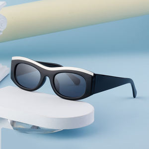 Lunettes de soleil <span class=keywords><strong>tendance</strong></span> Partagas <span class=keywords><strong>2023</strong></span>, style <span class=keywords><strong>sourcils</strong></span>, lunettes de soleil œil de chat, branches épaisses, pour femmes et hommes - Product Image 4
