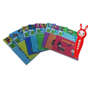 หนังสือเสียงเรียนภาษาอังกฤษ Phonics Monsters พร้อมปากกาพูดได้สำหรับเด็ก - ชุด 10 เล่ม สำหรับการศึกษาเด็ก - Product Image 1