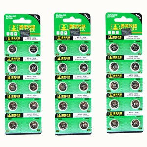 แบตเตอรี่กระดุมอัลคาไลน์ AG10 389A สำหรับนาฬิกา - Product Image 1