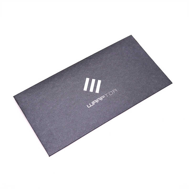Recycled Custom Logo Hot Silver Gift Card Paper Envelope