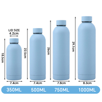 Botella de Agua Deportiva con Aislamiento Térmico de Acero Inoxidable Ecológica, a Prueba de Fugas, Libre de BPA, con Aislamiento al Vacío, Mantiene la Temperatura de 12 a 24 Horas, Gran Venta