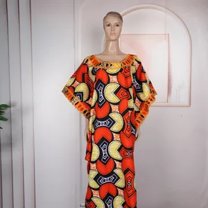 एच एंड डी कस्टम नया मोम कपड़ा बड़ा प्लस साइज गाउन ड्रेस छोटी आस्तीन