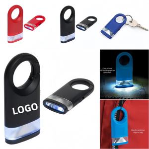 Custom Dual Shine Led Light Carabiner Kenmerken 2 In 1 Zaklamp En Stand-Up Lantaarnlamp Met Handige Ingebouwde Karabijnhaak Clip - Product Image 2