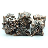 Vente en gros en usine Dnd Metal Dice Set 7 Pcs D & d Dice Set pour Donjons et Dragons
