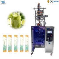 Máquina Envasadora de Bolsas Planas con Sellado Trasero para Líquidos y Pastas de Frutas y Verduras, Automática, de Alta Velocidad, Vertical, de Acero Inoxidable para Alimentos