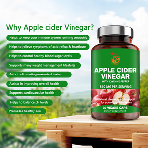 Capsules de vinaigre de cidre de pomme les plus vendues avec du vinaigre de cidre de pomme biologique, contribue à contrôler et à maintenir un taux de sucre sanguin sain - Product Image 5