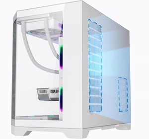Boîtier de jeu AntarcChill White Stock New Style Gaming Mid Tower MicroATX en acier avec ventilateurs RGB, alimentation 1000W, vente flash - Product Image 6