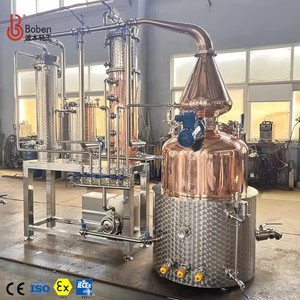 Alambic en cuivre Boben 500L/1000L, équipement de distillation hybride multifonction - Product Image 5