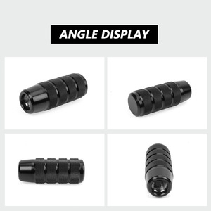 RASTP Car Gear <b>Shift</b> <b>Knob</b> Aluminum Alloy M8 M10 M12 Anti Slip Ergonomic 94mm Black For Car Modification Parts - Product Image 5