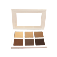 Palette de Contouring Minérale – Poudre Compacte Mate Portable pour Maquillage Quotidien – Multi-Teintes Mélangeables Longue Durée – Kit de Modelage Facial