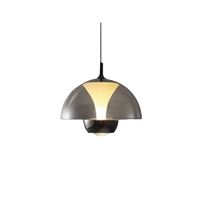 Lustre suspendu en forme de bourgeon de fleur, design danois, style nordique moderne et créatif, pour bar, restaurant, bureau, chambre à coucher, chevet, réglable